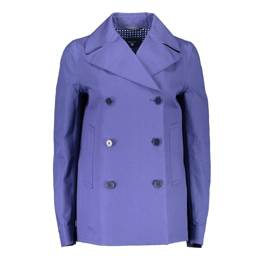 Gant Blauer Baumwoll-Damenmantel