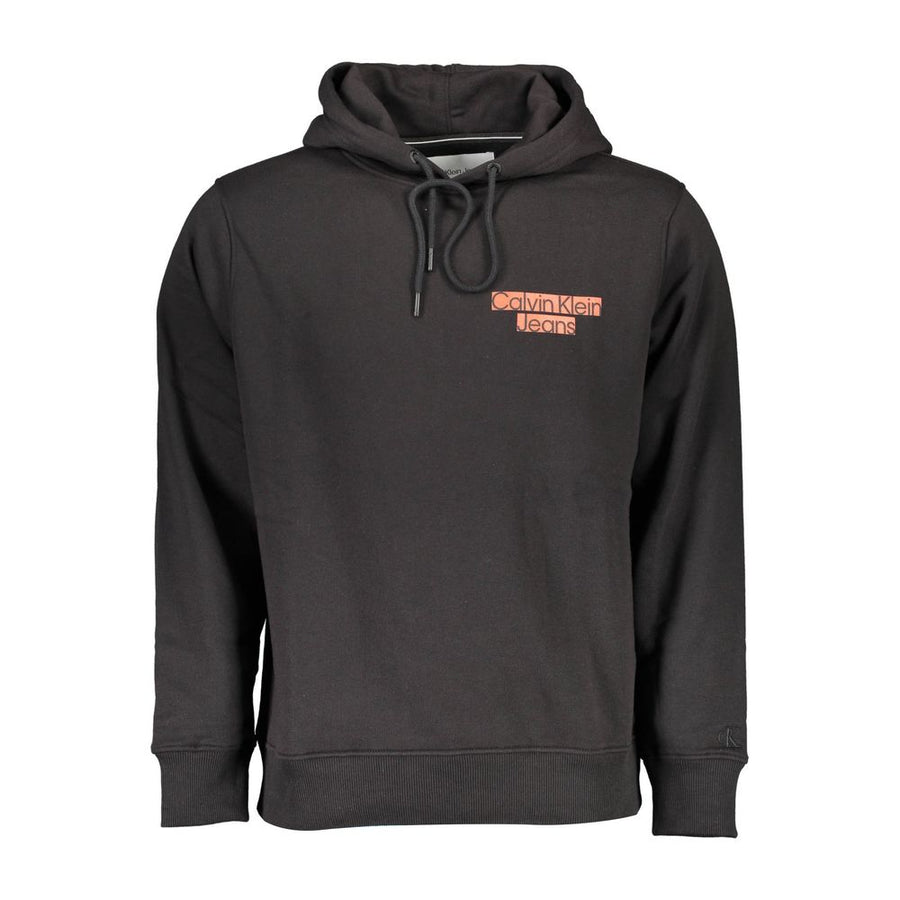 Black Cotton Men's Sweatshirt