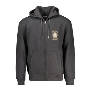 Guess Jeans Schwarzer Baumwoll-Sweatshirt
