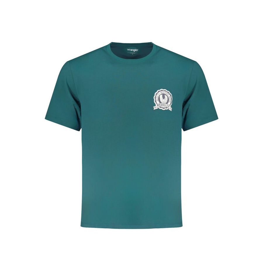 Wrangler Verde Baumwoll-T-Shirt für Herren