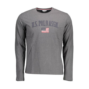 U.S. POLO ASSN. Graues Baumwoll-T-Shirt