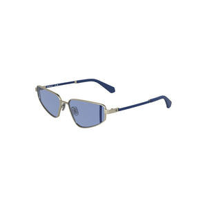 Calvin Klein Grau-Metall Sonnenbrille