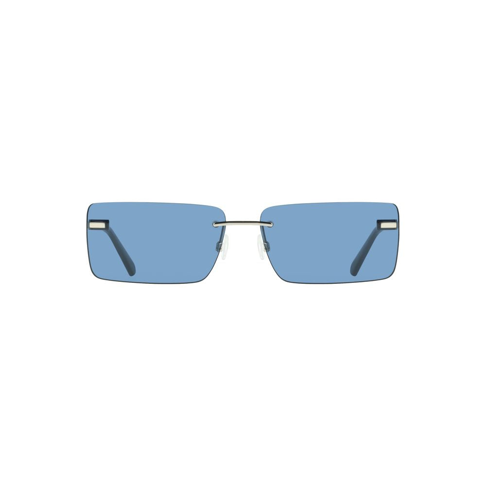 Calvin Klein Metall-Sonnenbrille in Blau