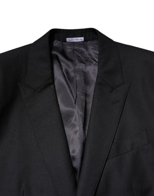 Dolce & Gabbana Dunkelblauer MARTINI Wollblazer Mantel Jacke