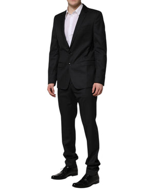 Dolce & Gabbana Dunkelgrauer MARTINI 2-tlg. einreihiger Anzug