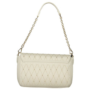 Mario Valentino Weiße Schultertasche aus Polyurethan für Damen