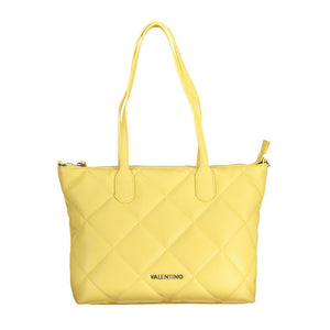 Mario Valentino Gelbe Handtasche aus Polyethylen