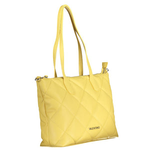 Mario Valentino Gelbe Handtasche aus Polyethylen