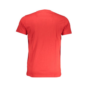 Cavalli Class Rosso Baumwoll-T-Shirt für Herren