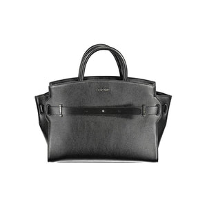 Nero Polyurethane Women Handbag