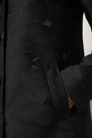 Dolce & Gabbana Schwarzer einreihiger Trenchcoat
