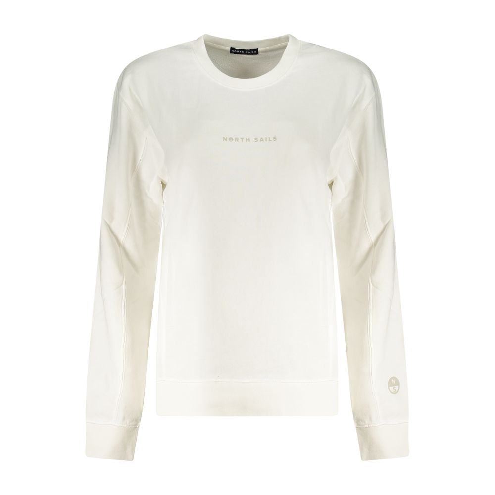 North Sails Bianco Baumwoll-Sweatshirt für Damen