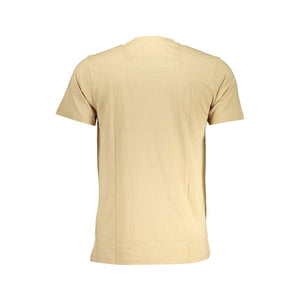 Cavalli Class Beige Baumwoll-T-Shirt für Herren