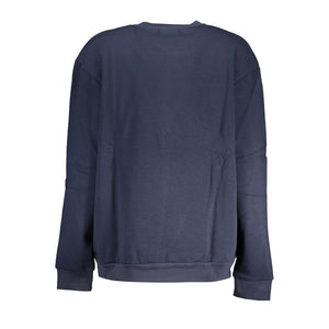 Cavalli Class Blauer Polyester-Sweatshirt