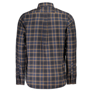 Timberland Herrenhemd aus blauer Baumwolle