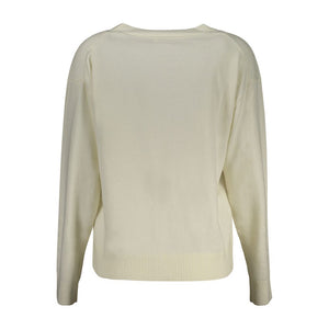 Guess Jeans Weißer Polyester-Pullover