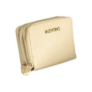 Mario Valentino Beige Polyurethane Damen Geldbörse