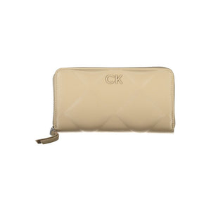 Calvin Klein Beige Polyester Brieftasche