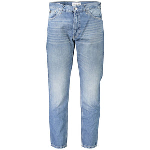 Blu Cotton Mens Jeans