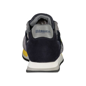Blauer Polyester-Sneaker