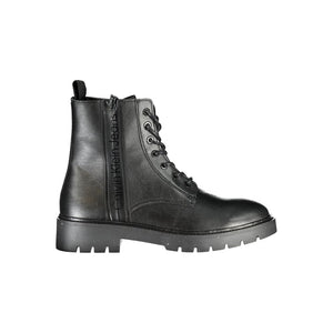 Calvin Klein Schwarzer Herren-Ankle-Boot aus Polyurethan