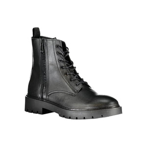 Calvin Klein Schwarzer Herren-Ankle-Boot aus Polyurethan