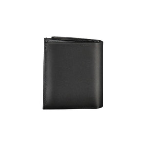 Calvin Klein Schwarzes Leder Portemonnaie