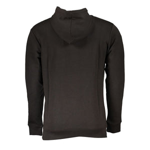 Cavalli Class Schwarzer Baumwollpullover für Männer