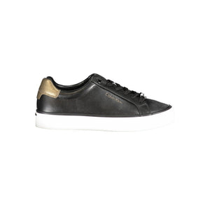Calvin Klein Schwarzer Sneaker aus echtem Leder