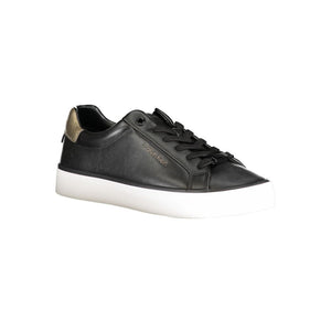 Calvin Klein Schwarzer Sneaker aus echtem Leder