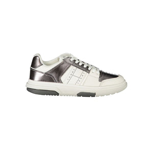 Tommy Hilfiger Bianco Damen-Sneaker aus Polyurethan