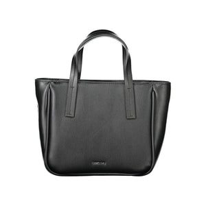 Calvin Klein Schwarze Damen-Handtasche aus Polyethylen