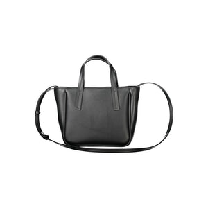 Calvin Klein Schwarze Damen-Handtasche aus Polyethylen