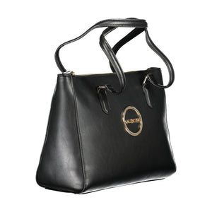 Mario Valentino Schwarze Damen-Handtasche aus Polyurethan