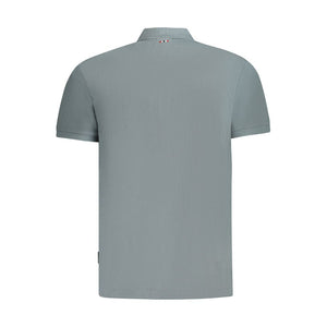 Napapijri Grigio Baumwoll-Herrenpoloshirt