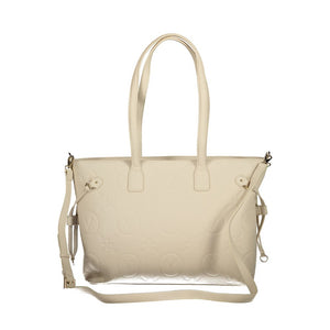 Mario Valentino Beige Polyurethan Damentasche