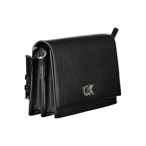 Black Polyester Women's Bag