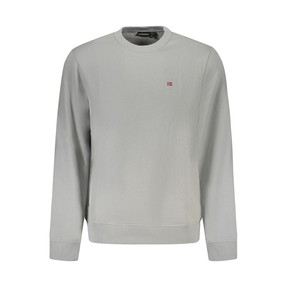 Napapijri Graues Baumwoll-Sweatshirt für Herren