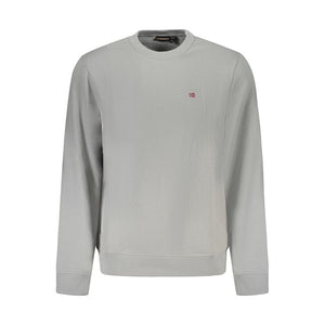 Napapijri Graues Baumwoll-Sweatshirt für Herren