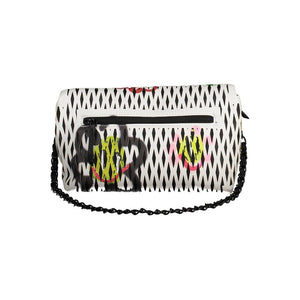 Desigual Weiße Damen-Handtasche aus Polyurethan