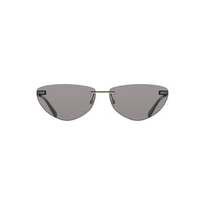 Black Metal Women Sunglass