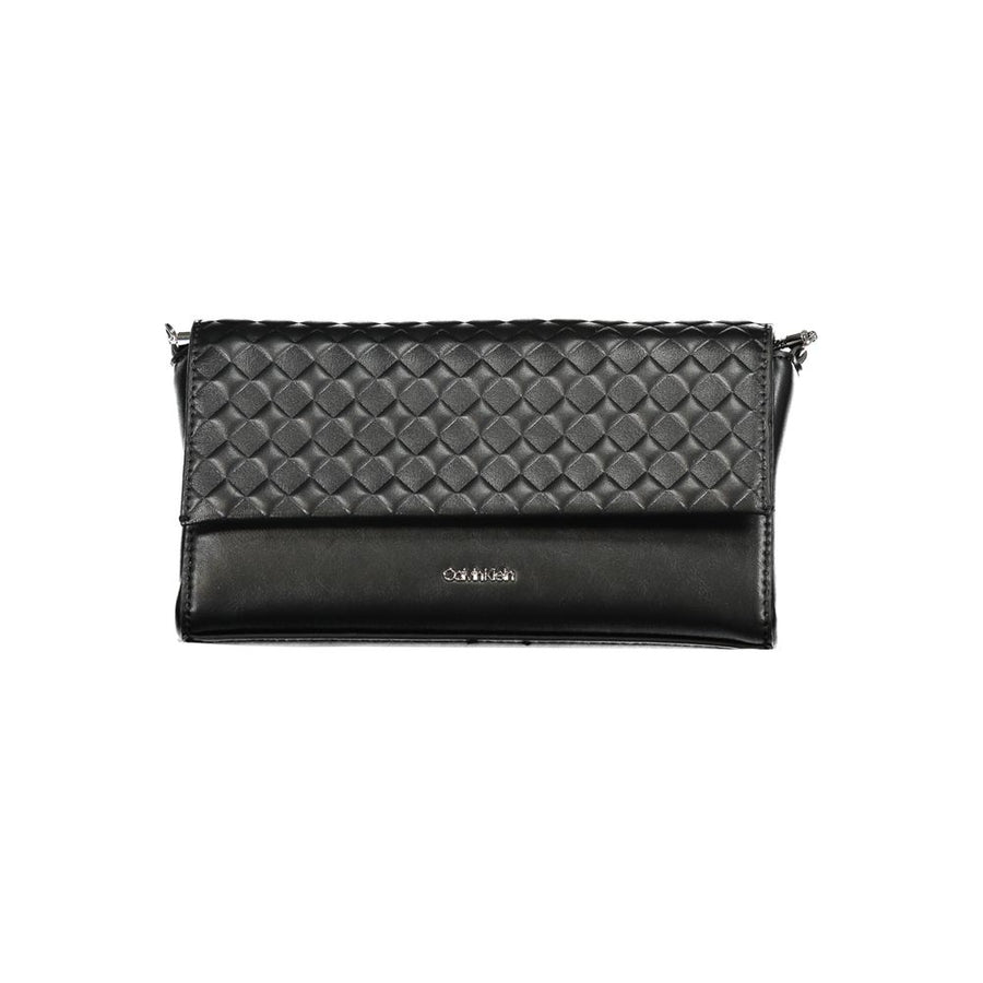 "Black Polyester Women Shoulder Bag"