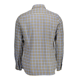 U.S. POLO ASSN. Herrenhemd aus blauer Baumwolle