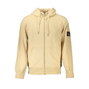 Calvin Klein Beiger Baumwollpullover für Herren