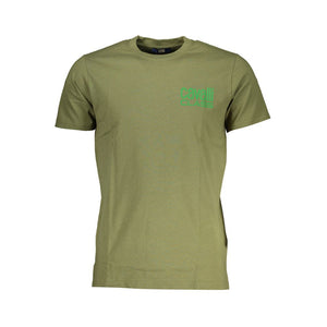 Cavalli Class Verde Baumwoll-T-Shirt für Herren
