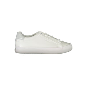 Calvin Klein Sneaker aus weißem Polyester