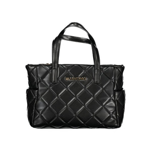 Mario Valentino Schwarze Damen-Handtasche aus Polyurethan