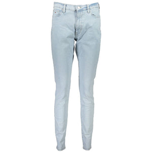Tommy Hilfiger Blaue Baumwolljeans mit geradem Bein