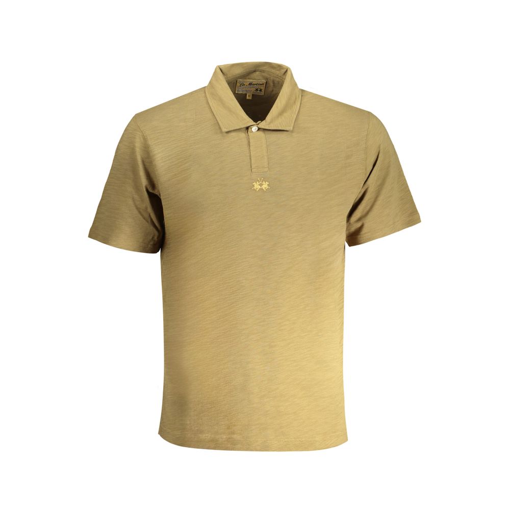 La Martina Verde Baumwoll-Poloshirt für Herren