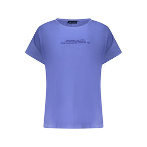 North Sails Blaues Baumwoll-T-Shirt für Damen